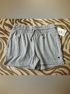 Champion Women's Heather Gray Athletic Drawstring Shorts